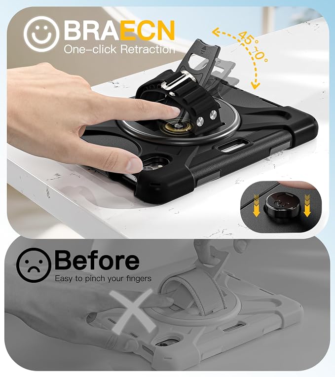Black(Silicone Hand Strap)