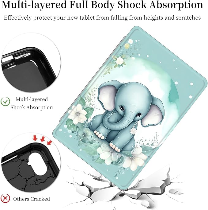 Cute Elephant Blue