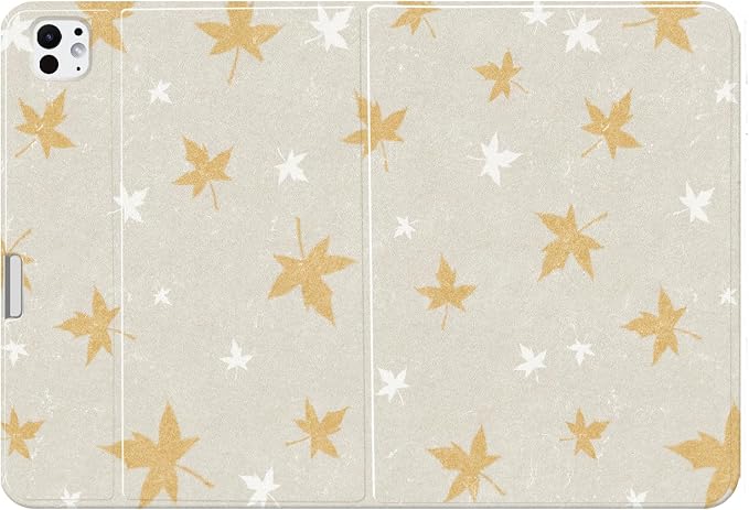 Gold White Maple Leaves
