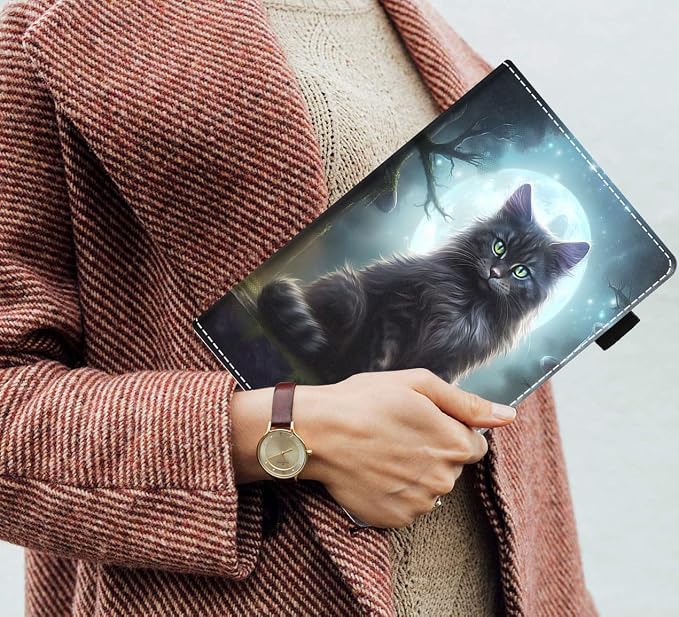 Cat Under the Moon