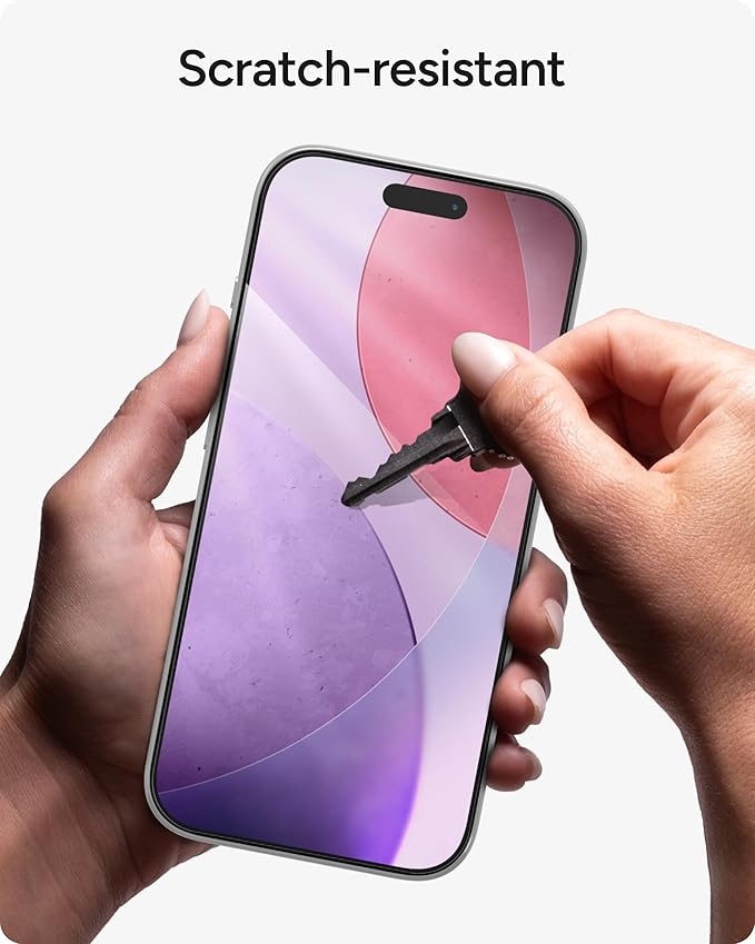 ZAGG Glass+ Screen Protector for iPhone 17 Pro - 3X Stronger Impact &amp Shatter Protection Scratch &amp Smudge-Resistant iPhone Tempered Glass InvisibleShield Easy PerfectFit Install