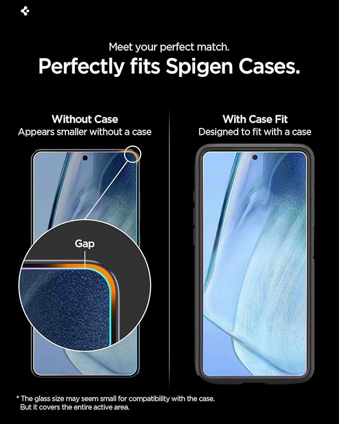 Spigen AluminaCore Tempered Glass Screen Protector [Glas.tR EZ Fit - Privacy] designed for Galaxy S26 Plus [2 Pack] 10H+ Hardness Aluminum-Enhanced Durability
