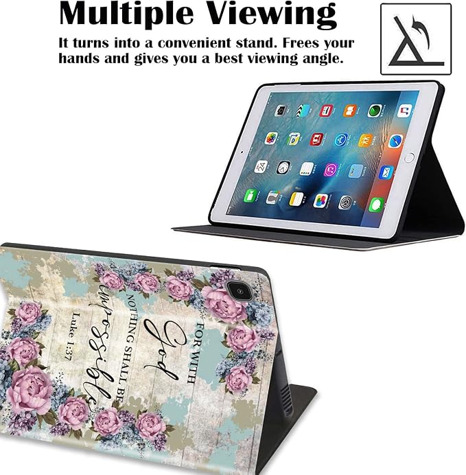 Luke 1:37 Floral