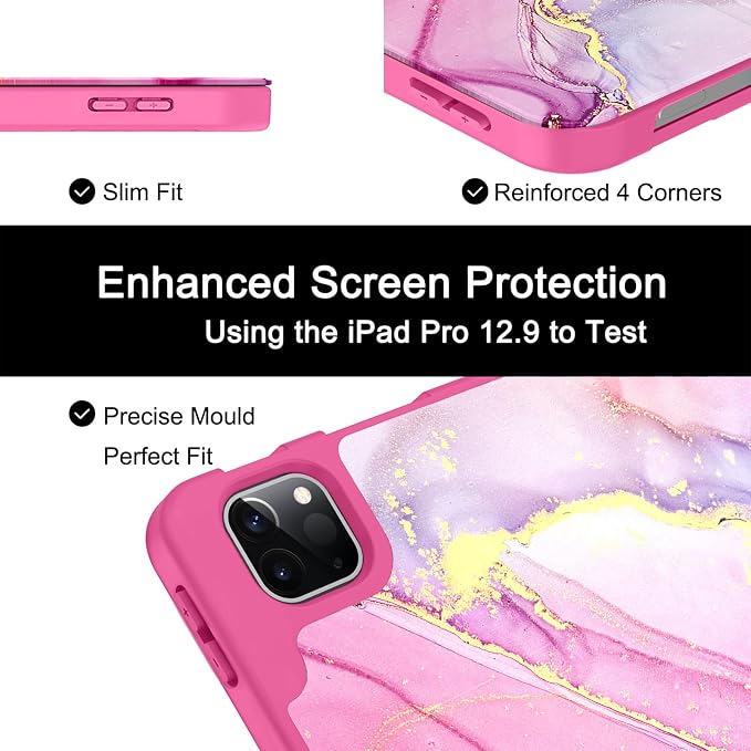 G-Hot Pink Marble