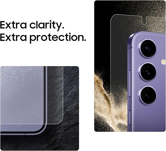 SAMSUNG Galaxy S24+ Plus Anti-Reflecting Phone Screen Protector Front Display Protective Film Shield Anti Scratch Protection Dustproof US Version EF-US926CTEGUS Transparent