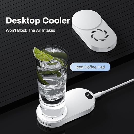 Hamosong Phone Cooler for Gaming Magnetic Semiconductor iPhone Cooler Cooling Fan Keep Phone Cool Fan for Phone