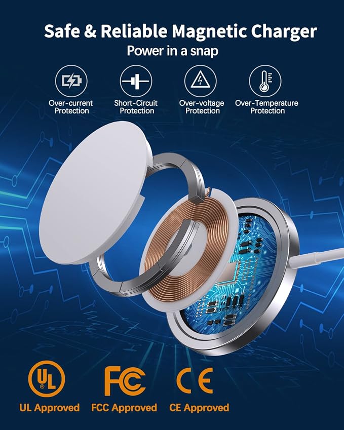 White Mag-safe Charger