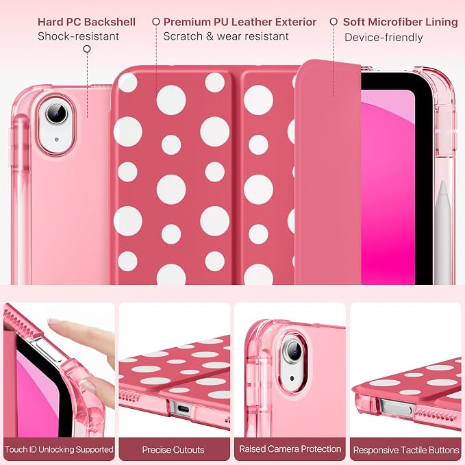 B-Polka Dot WatermelonRed