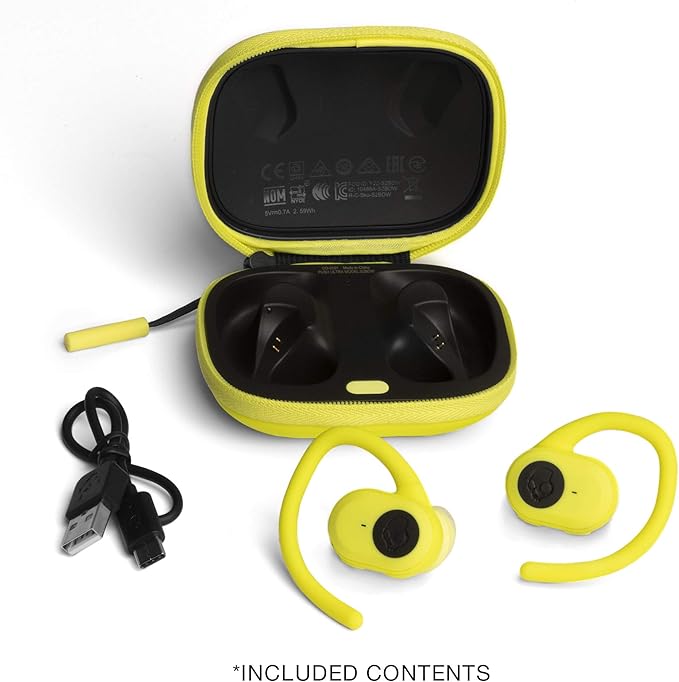 Skullcandy Push Ultra True Wireless In-Ear Earbuds - Electric Yellow