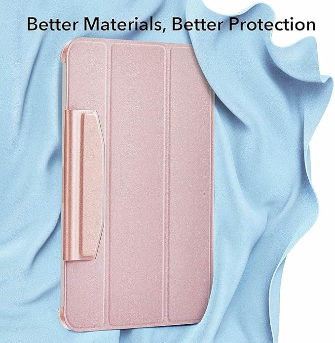 Sahara - ESR Folio Case for iPad mini (A17 Pro) iPad mini (6th Generation 2021) Rose Gold (TB00044)