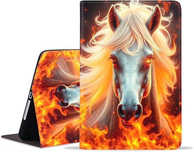 Flame White Horse