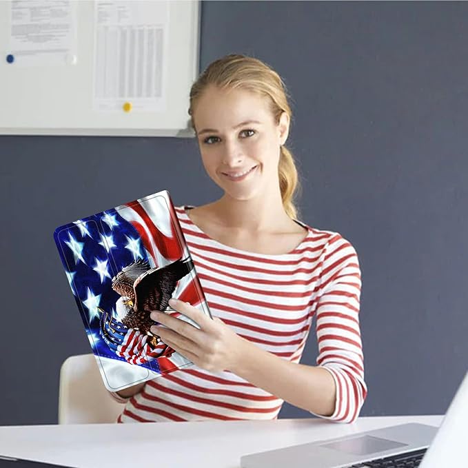 Eagle on American Flag