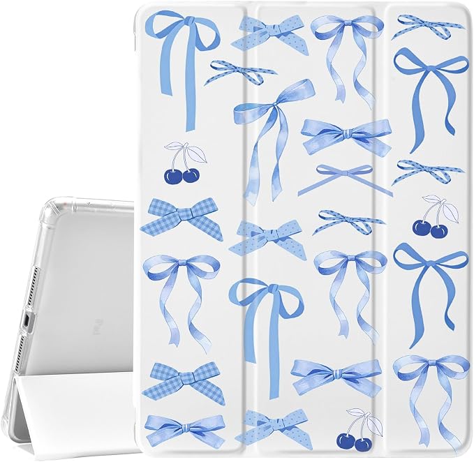 W-Bright Blue Bow