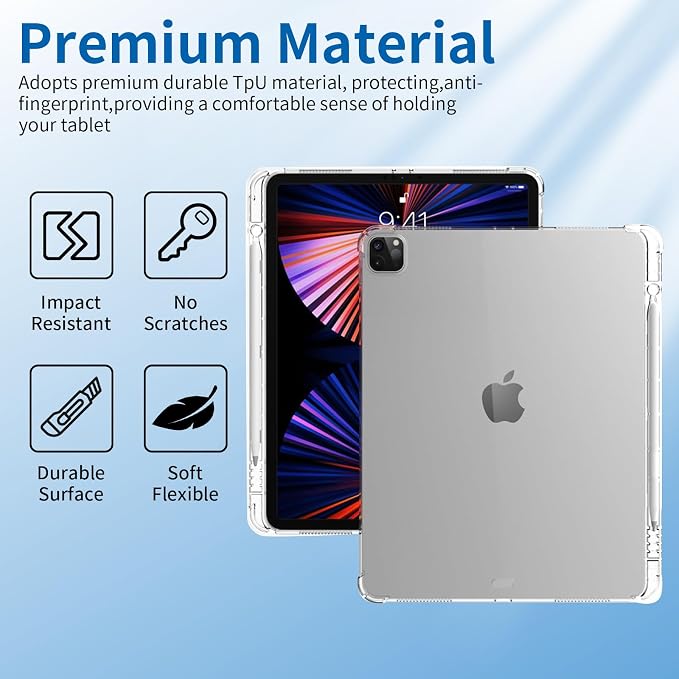 #Clear w/ Pen Holder