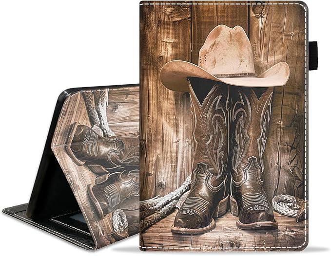 Western Cowboy Equipment Boots and Hat