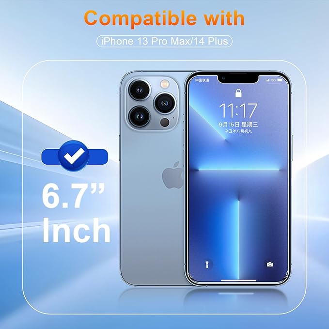 2 Pack matte privacy Screen Protector for iPhone 13 pro max/ 14 plus