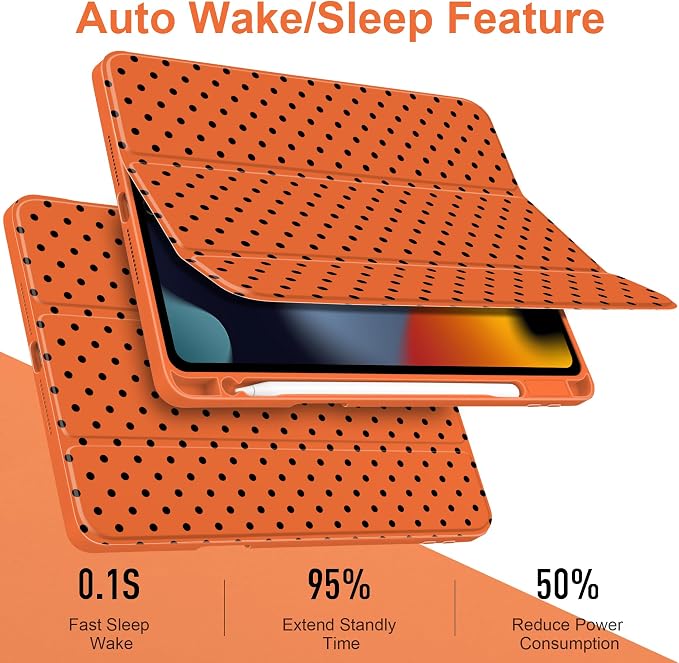 Orange polka dot