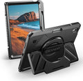 Dexnor Case for iPad (A16) 11th/10th Generation 2025/2022 (11″/10.9″)Rugged Protective Case with 360° Rotating Hand Strap&amp Stand &amp Screen Protector &amp Pencil Holder Shockproof Full-Body Co