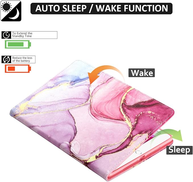 18 Pink Purple Marble