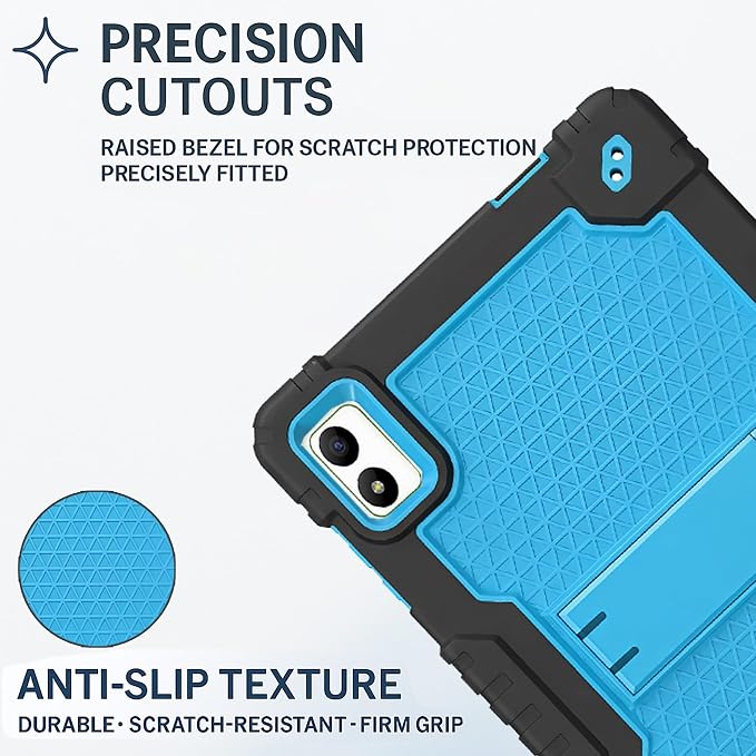 Black/Blue+2PCS Glass