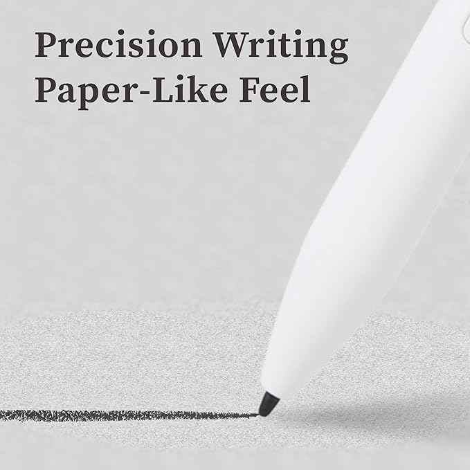 MR05 EMR Stylus for Kindle Scribe/Remarkable 2 with Digital Eraser 4096 Pressure Sensitivity Palm Rejection Digital Pen for EMR Devices/Tablet with 10 Tips-White