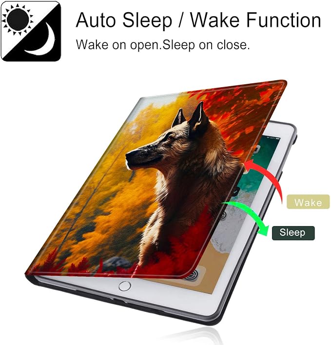 Red Maple Leaf Wolf