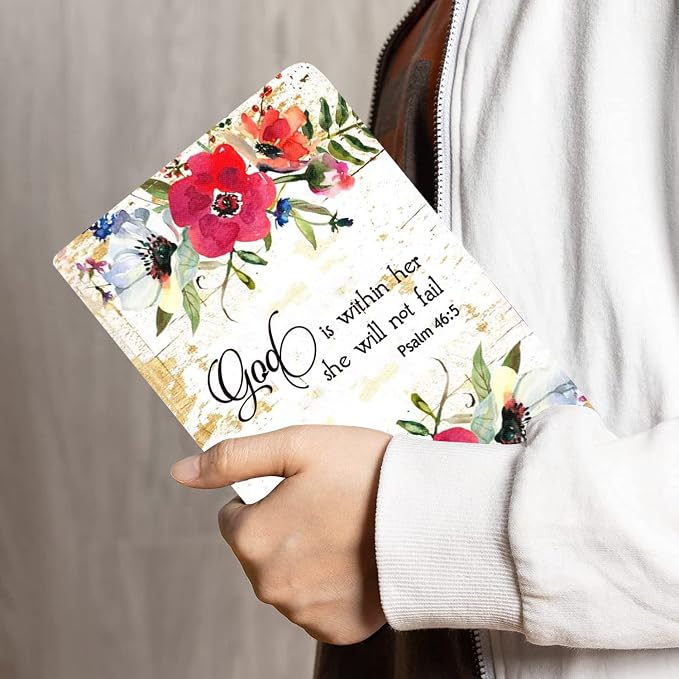 Floral Quote Bible Verse Psalm 46:5