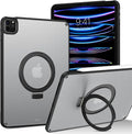 BENTOBEN Kickstand Case for iPad Air 5th/4th Generation (2022/2020) 10.9 inch for iPad Pro 11 2022/2021/2020/2018 Multi-Angle Viewing Foldable Stand Matte Design Shockproof Protective Cover Black