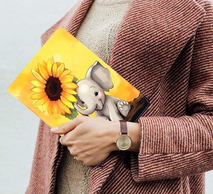 Elephant and Sunflower
