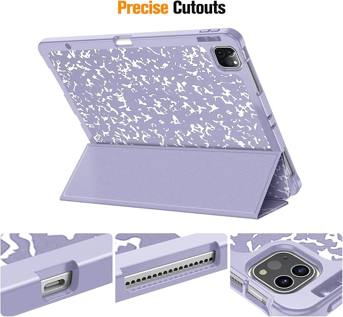 composition book lilac