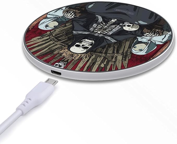 Ghostthrone Wireless Charger Anti-Slip Wireless Charging Pad Slim Charger Mat for Men Women