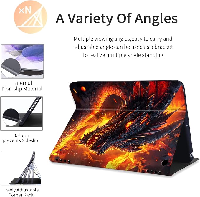 Fiery Black Dragon Fire Lava
