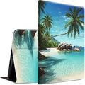 Case for Kindle Paperwhite 12th Generation &amp Kindle Colorsoft Signature Edition 2024 7 inch Lightweight Smart Case Adjustable Stand Protective Cover with Auto Wake/Sleep - Tropical Palm Sea Beach