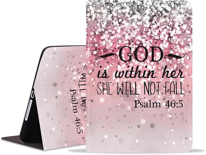 Pink Background Quote Bible Verses Psalm 46:5