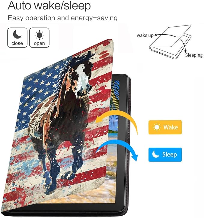 American Flag Horse