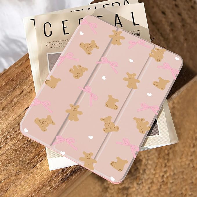 Pink Bow Bear