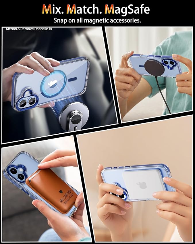 Clear Blue non-slip
