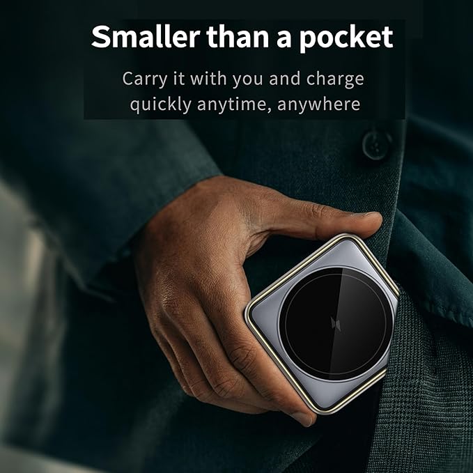 3-in-1 Wireless Charging Station: Foldable Charging Pad for iPhone 16/15/14/13/12 Apple Watch &amp AirPods Pro/3/2 – Charge Multiple Devices Simultaneously