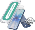 Smartish® iPhone 17 Pro Screen Protector + Camera Lens Covers - Tuff Sheet - 2-Pack Tempered Glass 9H Easy Install Frame Case-Friendly - Dynamic Island for Apple iPhone 17 Pro - Clear 2-Pack