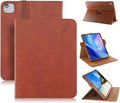 Case Compatible with Tablet iPad Pro 13 inch 7th Generation M4 2024iPad Air 13 inch M2 2024Cover 360° Rotating Stand PU Leather for iPad Pro 12.9 inch 6th/5th /4th/3rd GenBrown