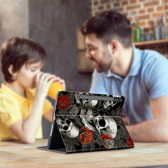 Red Roses Skull