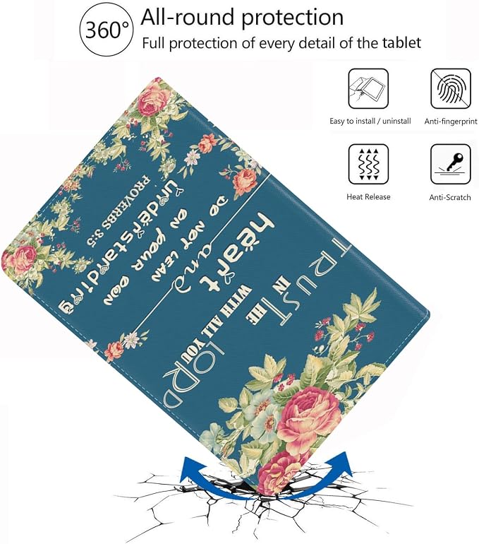 Floral Quotes Bible Verse Proverbs 3:5