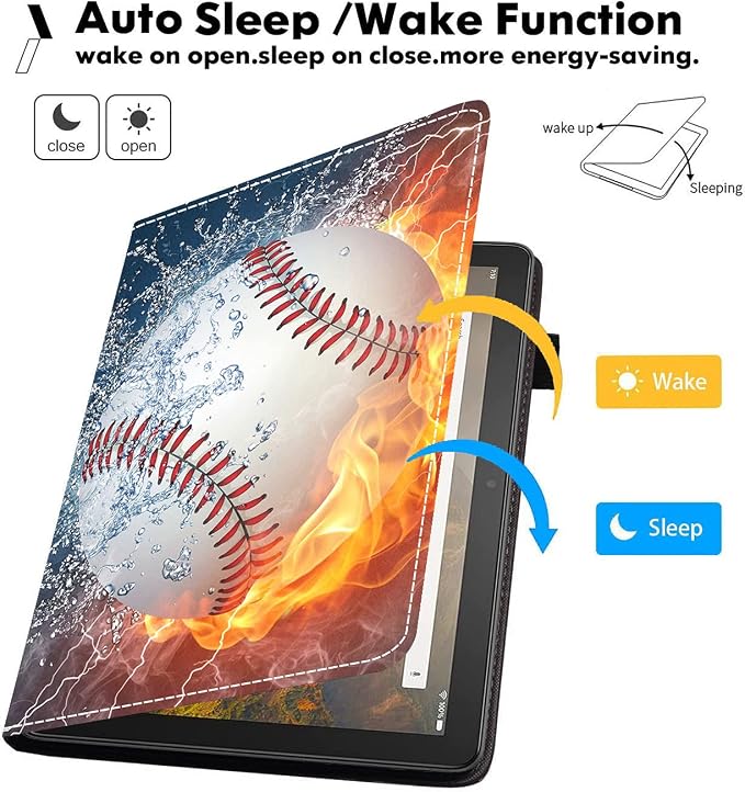 Burning Baseball Fire and Water