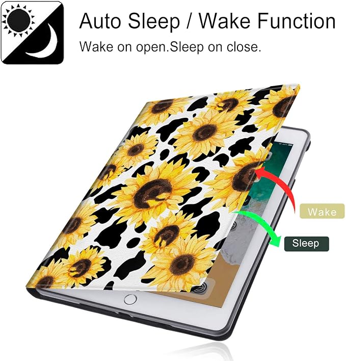 Sunflower Cow Print