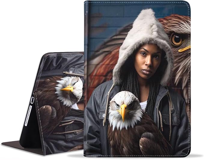 American Black Girl Bald Eagle