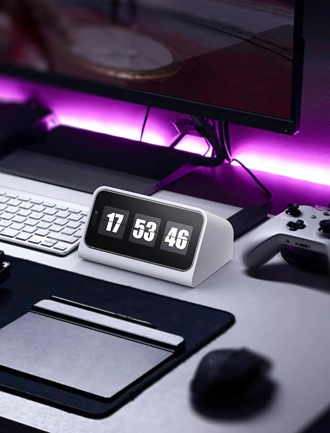 TOPGO for iPhone Standby Mode Dock DN40 Charging Stand for Magsafe Wireless Charger Compatible with iPhone 16 Pro 15 14 for Bedside Phone Holder Bedroom Nightstand Alarm Clock Docking Station