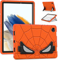 Compatible with Samsung Galaxy Tab A8 10.5 X200/X205(2021) Tablet CaseLightweight Shockproof Rugged Protective Cover with Kickstand for Kids Children Boys Babies Orange Black