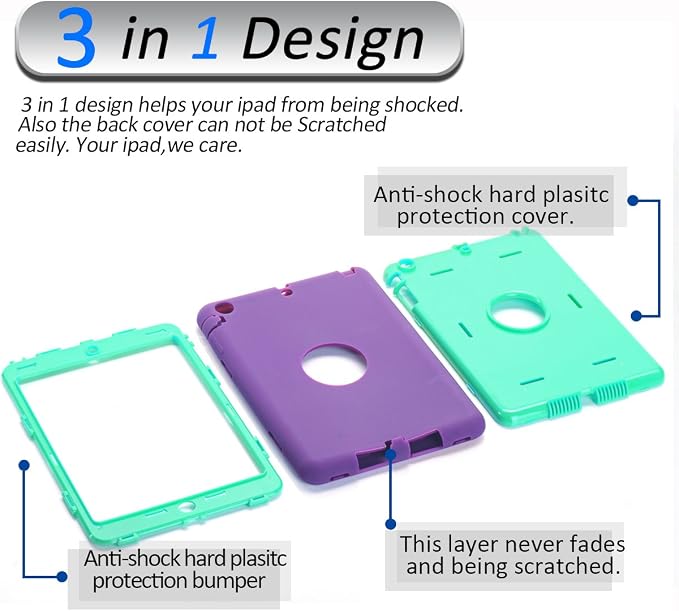 Purple/Light Green