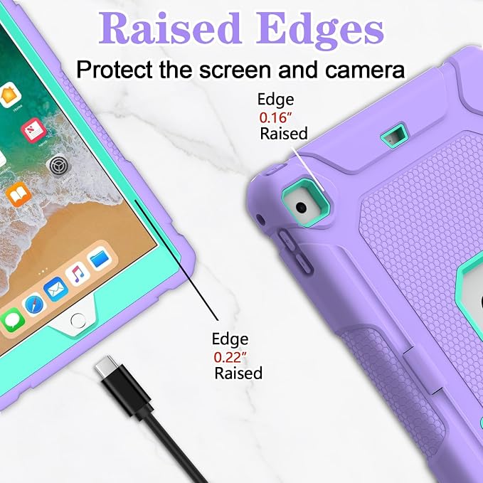 Purple and Green