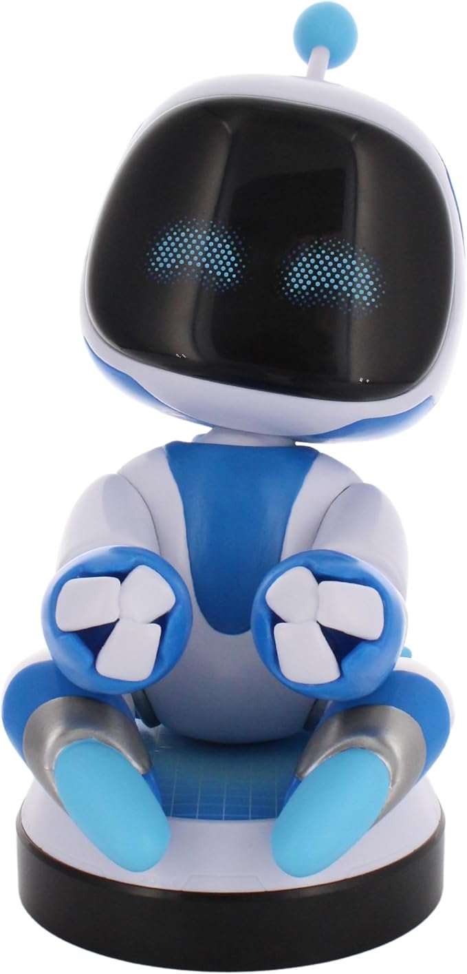 Cableguys Astro Bot Controller Holder &amp Phone Stand - Gaming Setup Accessories for Desk and Game Room Controller Stand Compatible with Xbox PlayStation &amp Most Standard Game Controllers